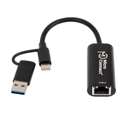 MicroConnect Premium USB-C / A to RJ45